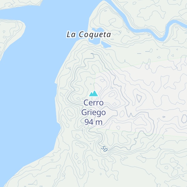 Map of Cerro Griego