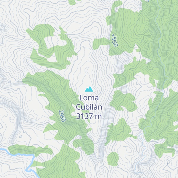 Map of Loma Cubilán