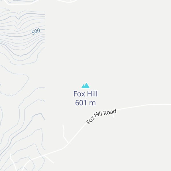 Map of Fox Hill