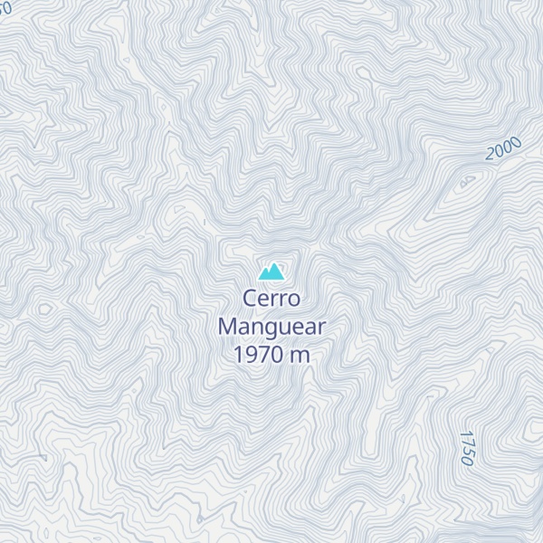 Map of Cerro Manguear