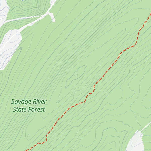 Map of Big Savage Mountain