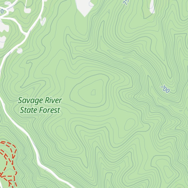 Map of Turkey Lodge Hill