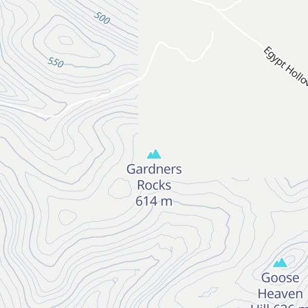 Map of Gardners Rocks
