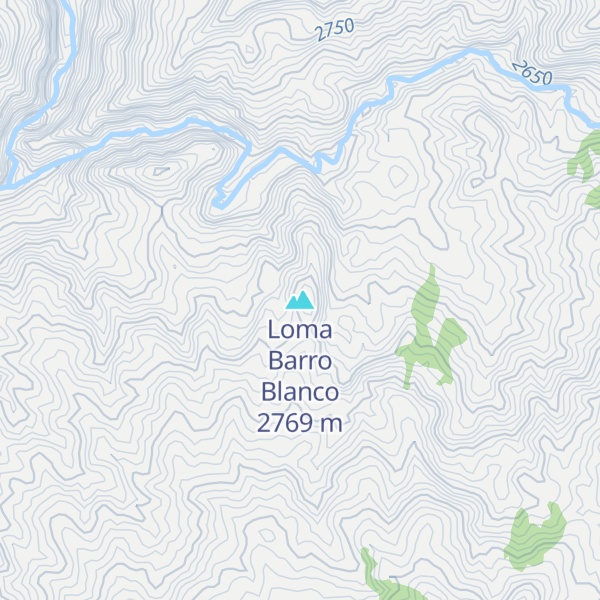 Map of Loma Barro Blanco