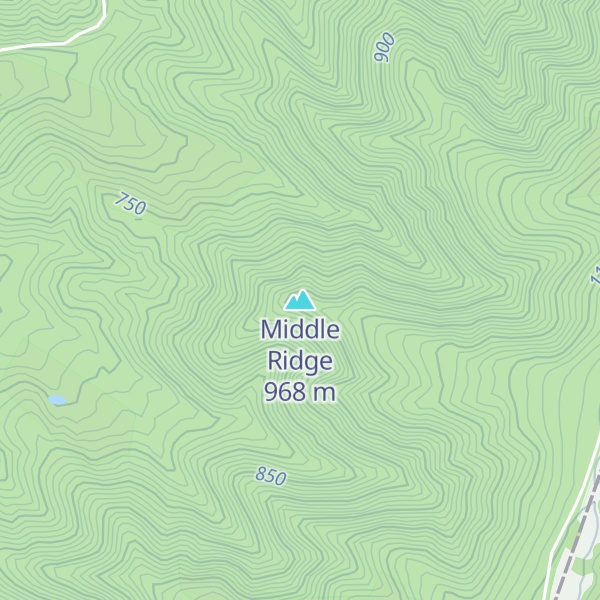 Map of Middle Ridge