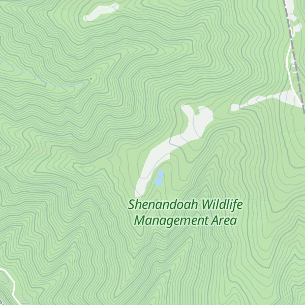 Map of Hog Ridge