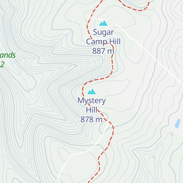 Map of Mystery Hill