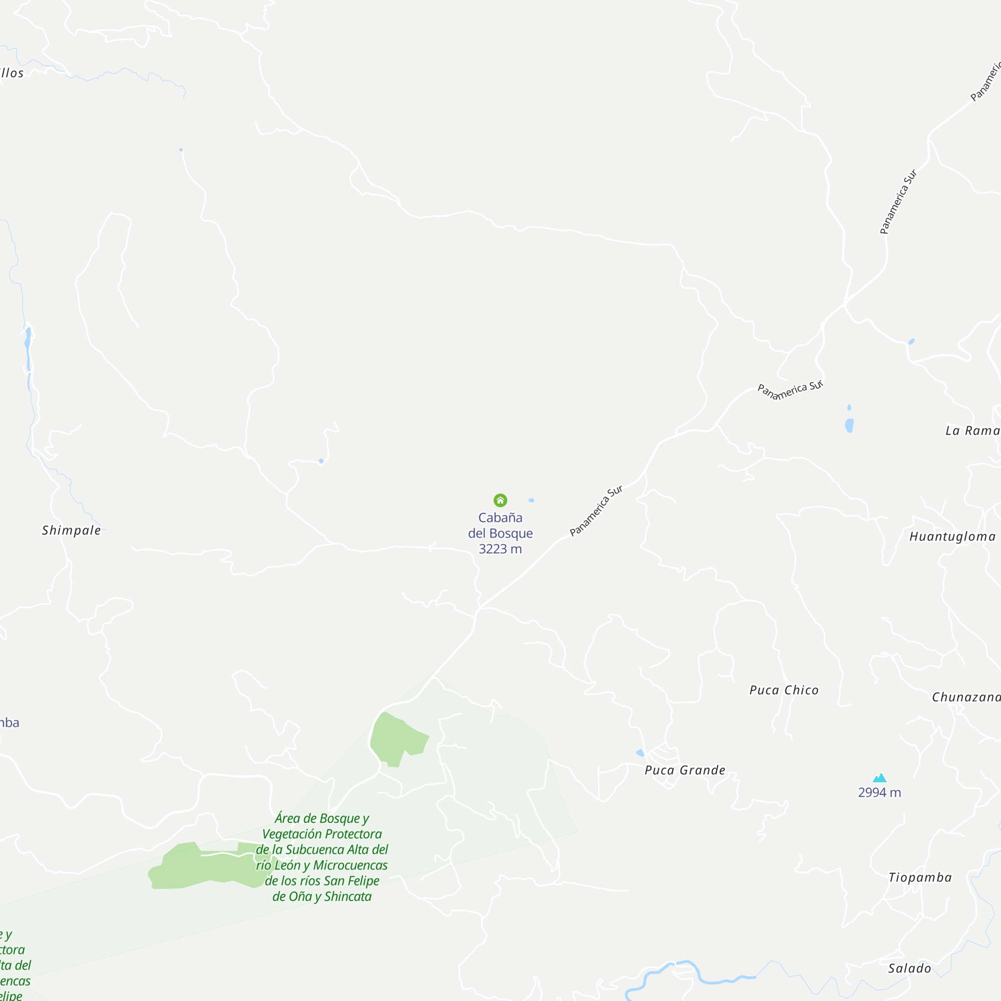 Cabaña del Bosque map