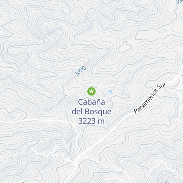 Map of Cabaña del Bosque