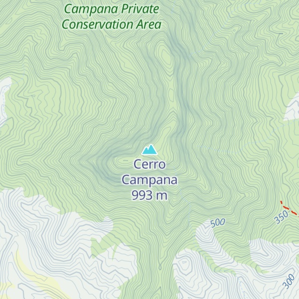 Map of Cerro Campana