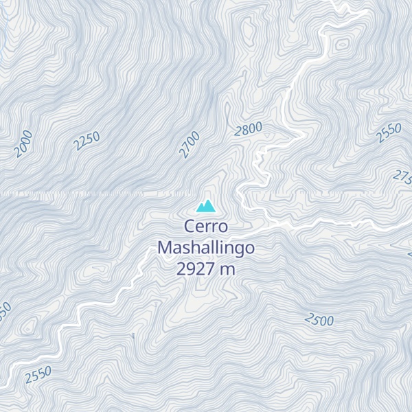 Map of Cerro Mashallingo