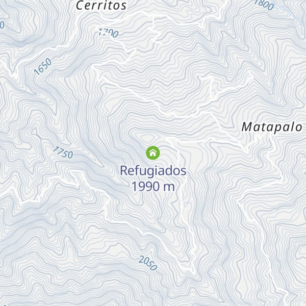 Map of Refugiados
