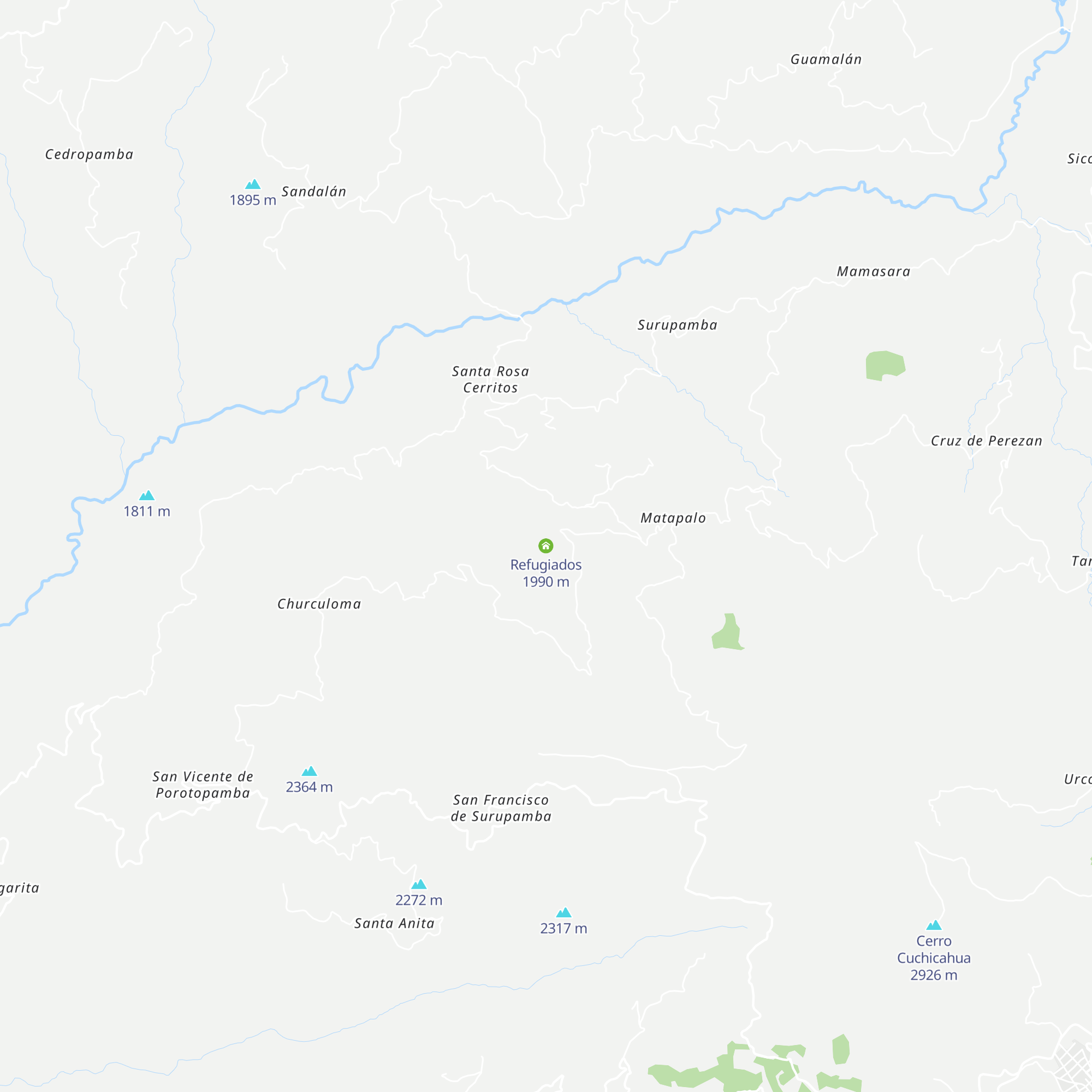 Refugiados map