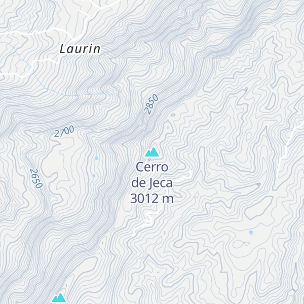 Map of Cerro de Jeca