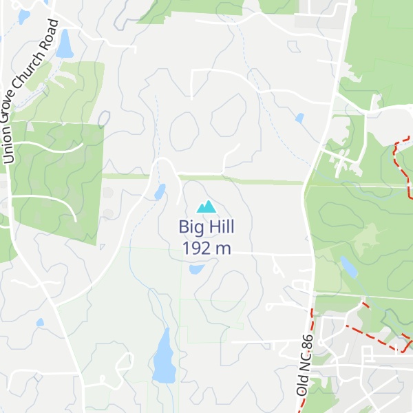 Map of Big Hill