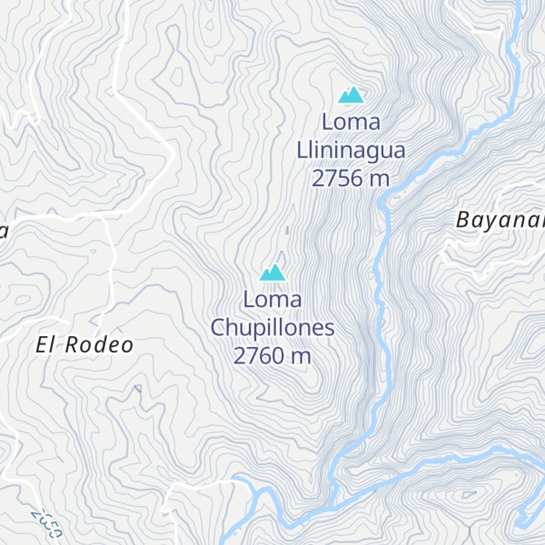 Map of Loma Chupillones