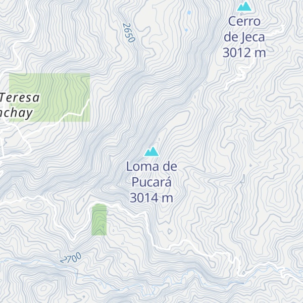 Map of Loma de Pucará