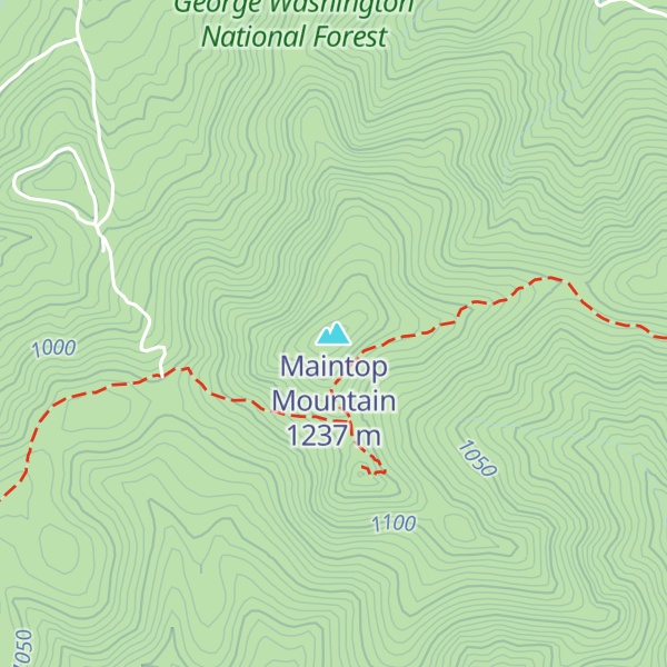 Map of Maintop Mountain