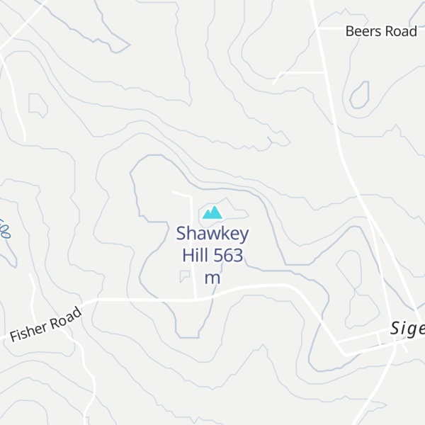Map of Shawkey Hill