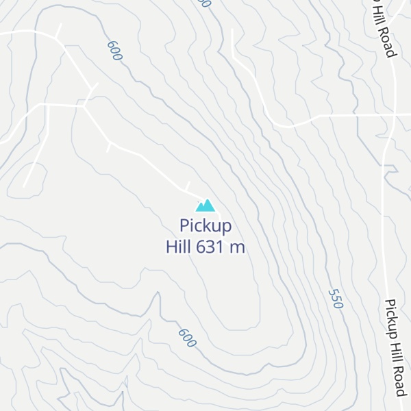 Map of Pickup Hill