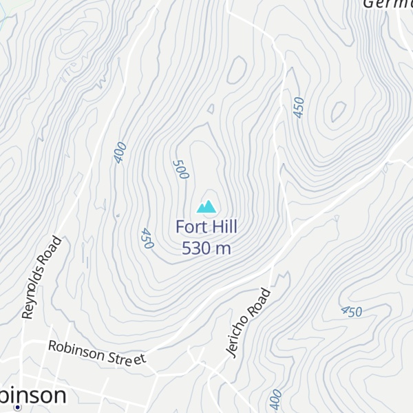 Map of Fort Hill