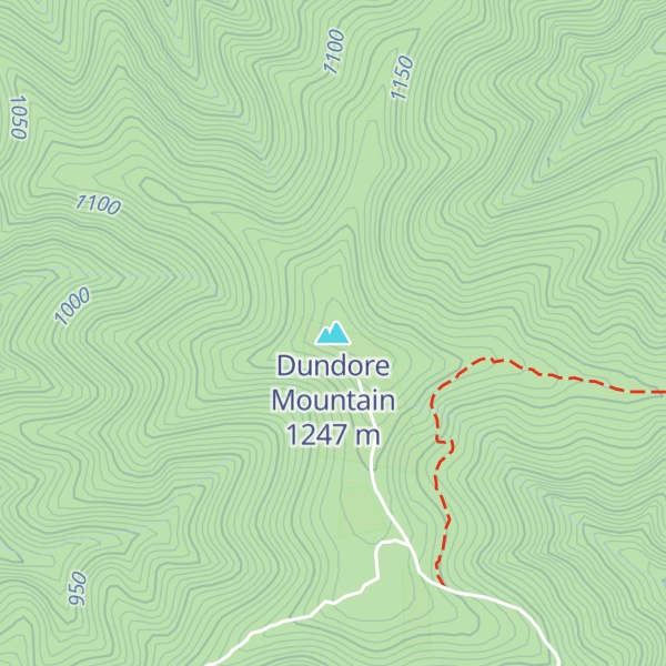 Map of Dundore Mountain