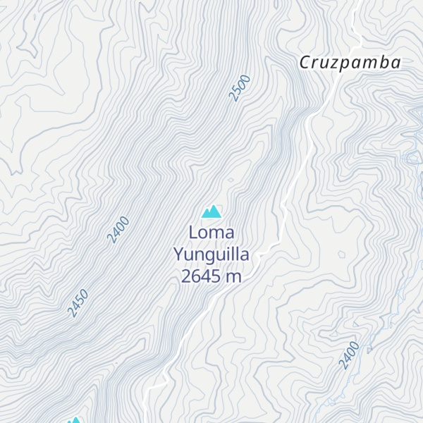 Map of Loma Yunguilla