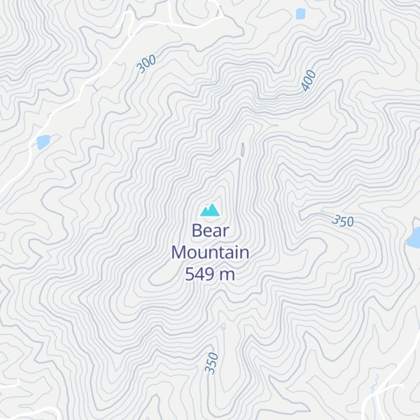Map of Bear Mountain