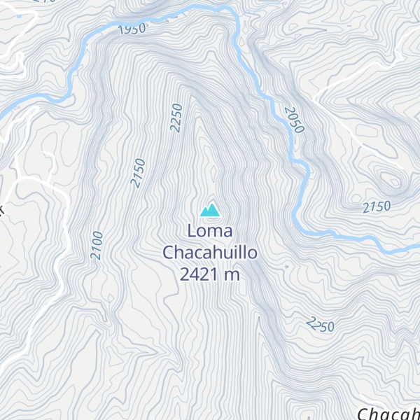 Map of Loma Chacahuillo