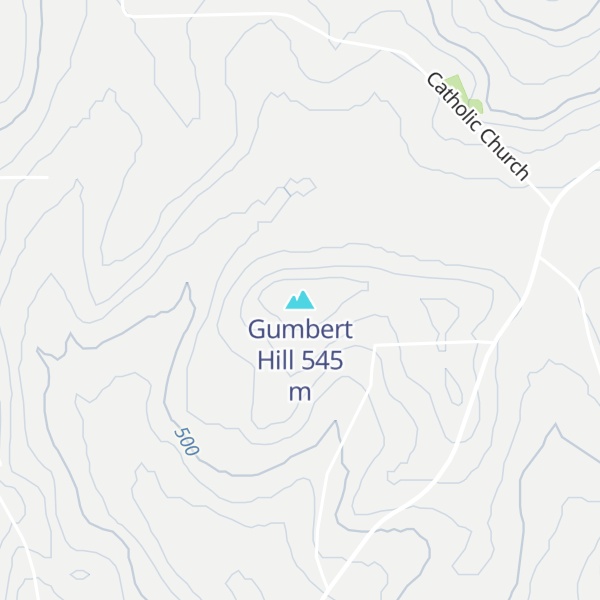 Map of Gumbert Hill
