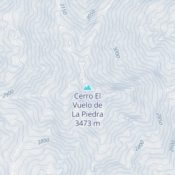 Map of Cerro El Vuelo de La Piedra
