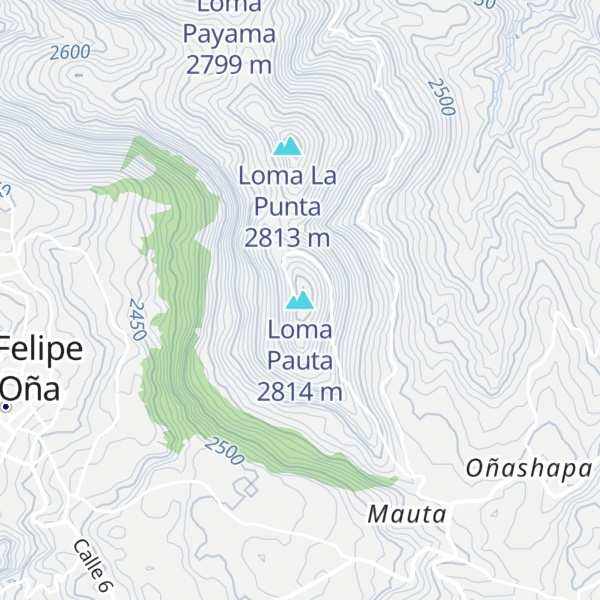 Map of Loma Pauta
