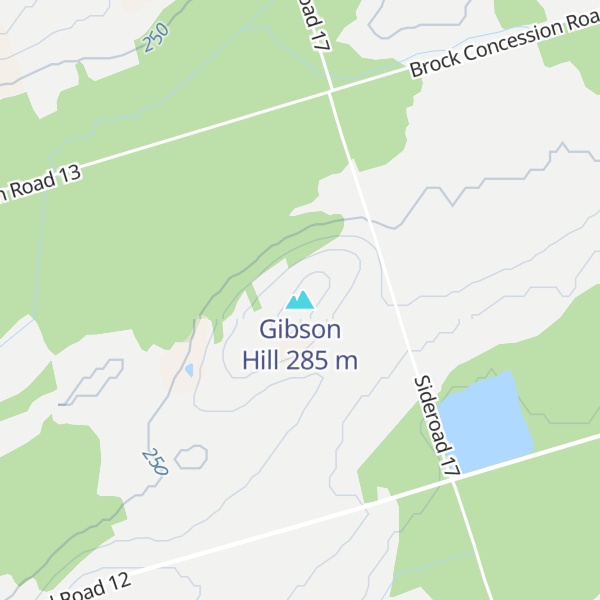 Map of Gibson Hill