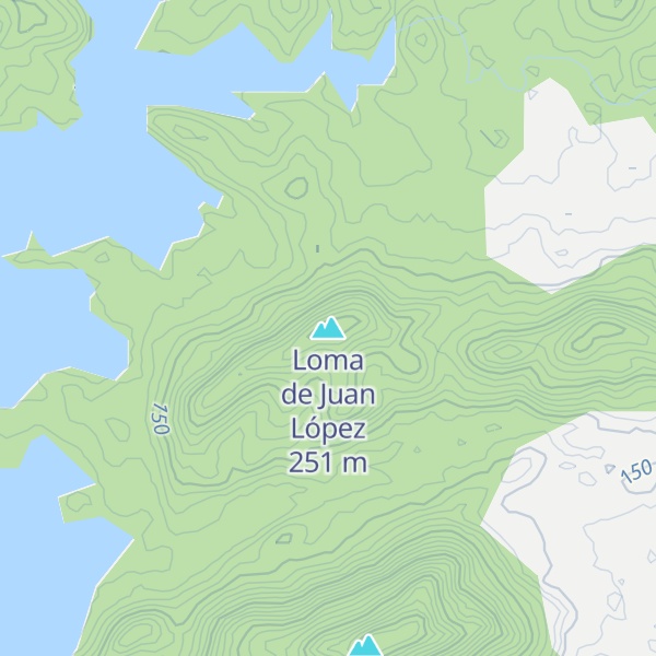 Map of Loma de Juan López