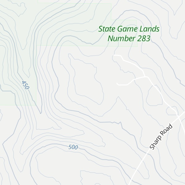 Map of Hetrick Hill