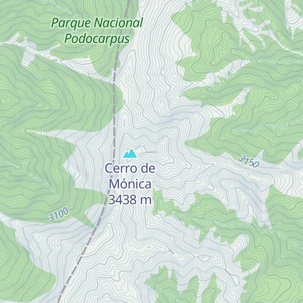 Map of Cerro Manta