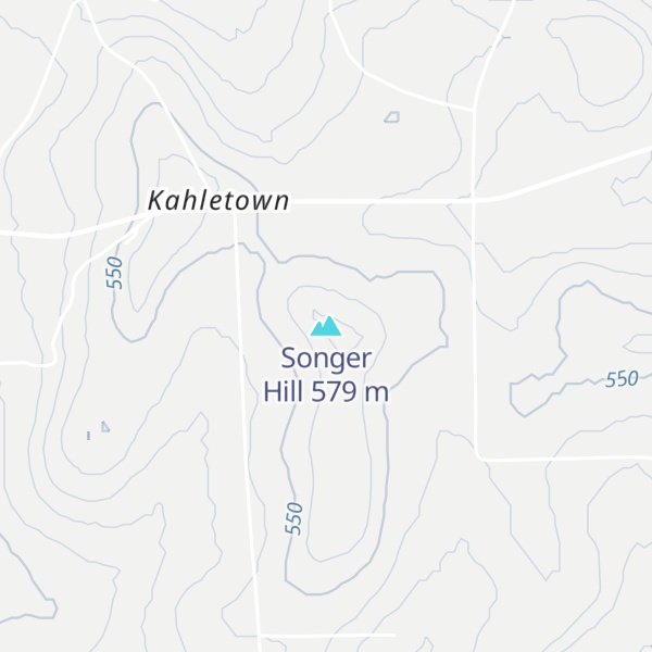 Map of Songer Hill