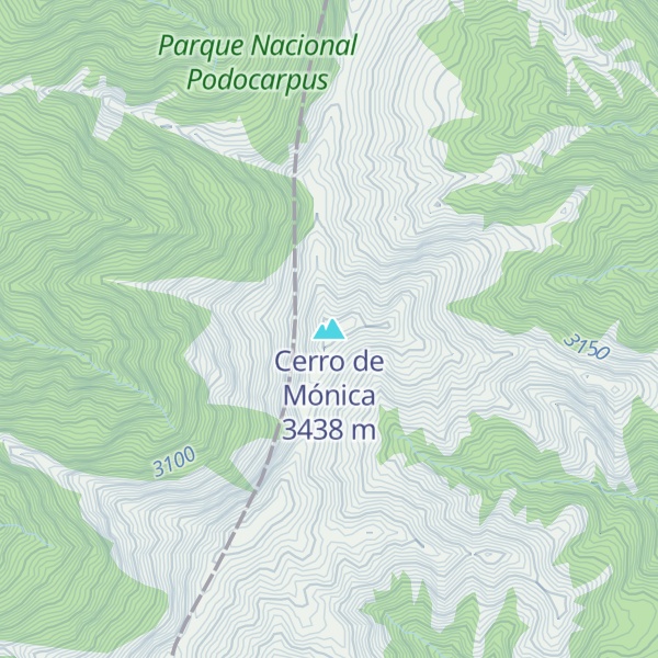 Map of Cerro de Mónica