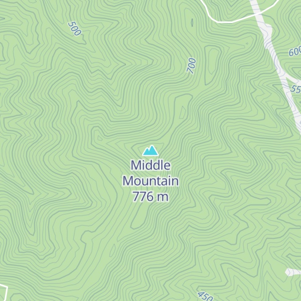 Map of Middle Mountain