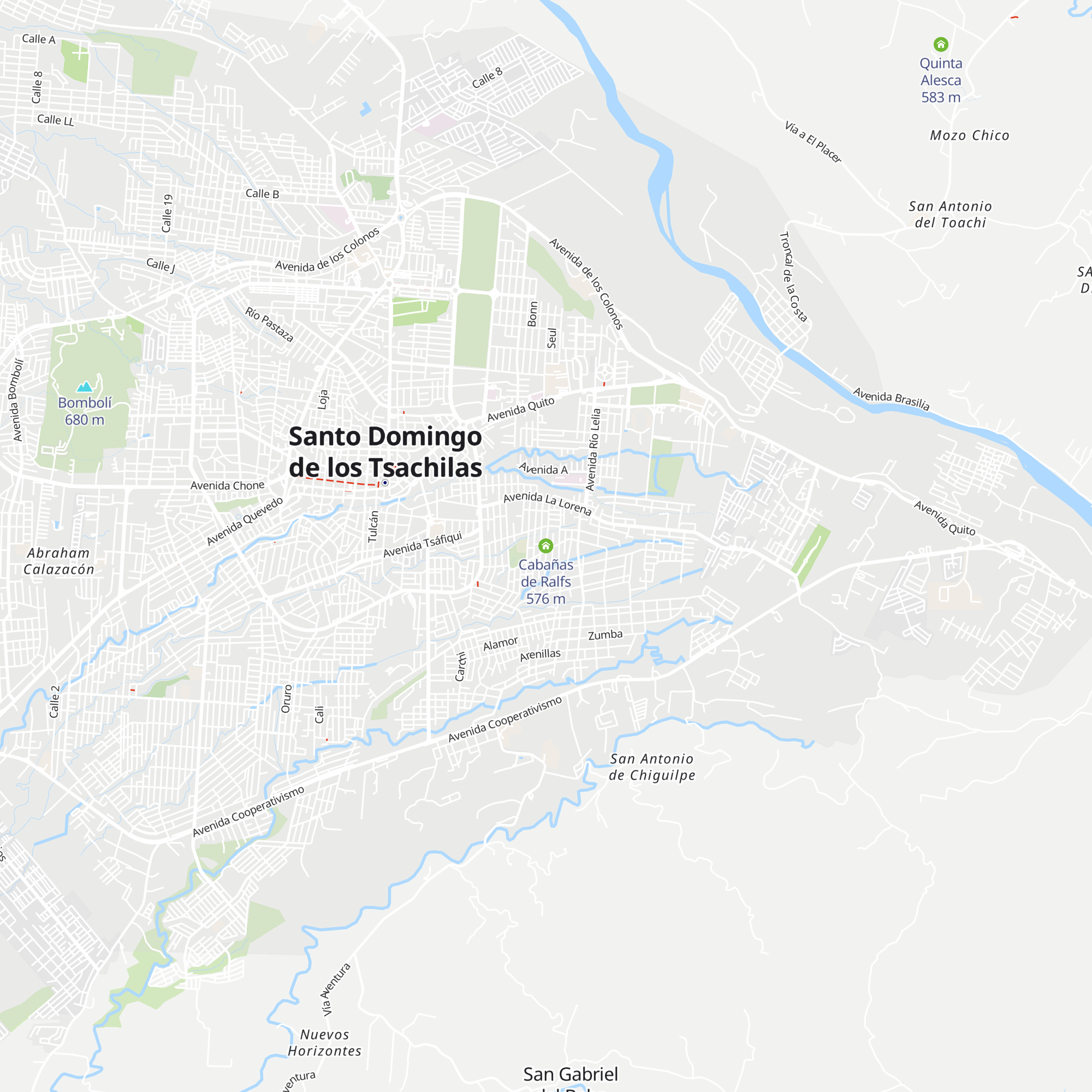 Cabañas de Ralfs map