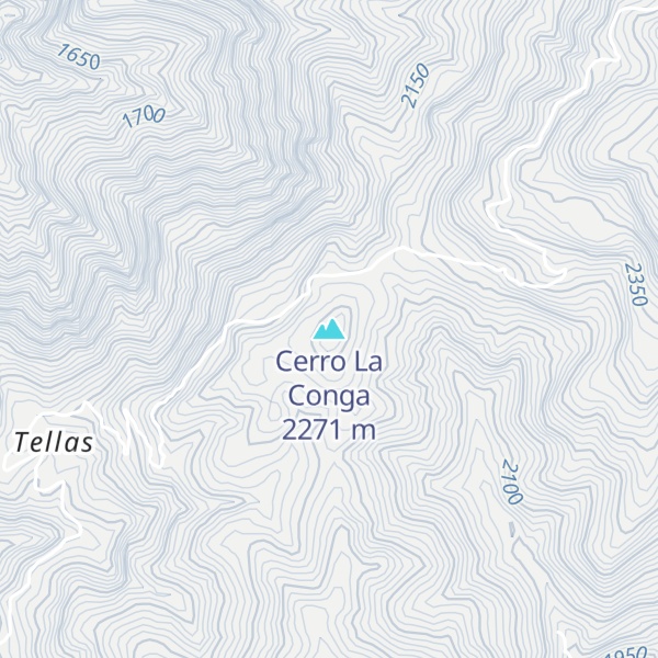 Map of Cerro La Conga