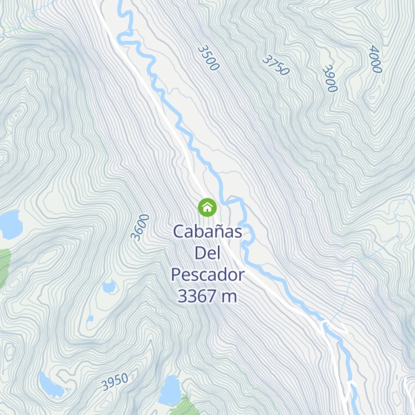 Map of Cabañas Del Pescador