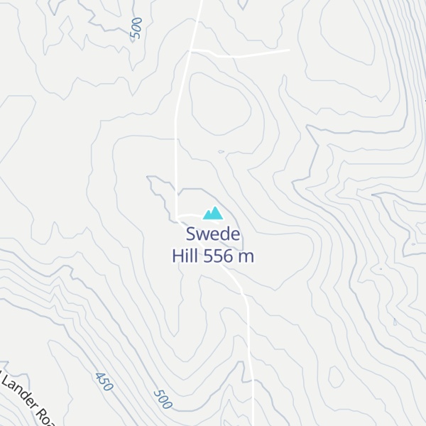 Map of Swede Hill