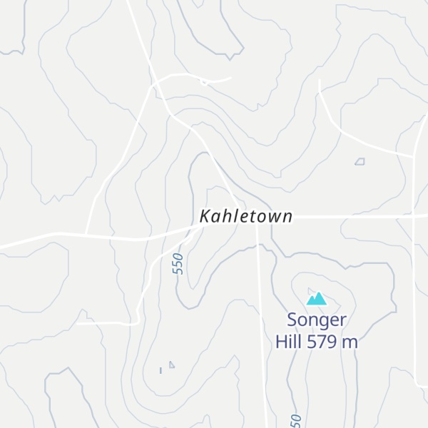 Map of Kahletown Hill