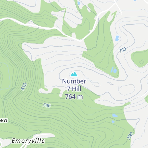 Map of Number 7 Hill