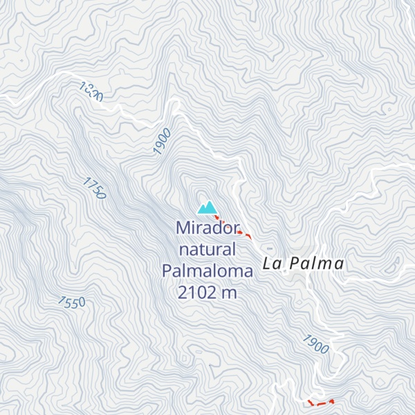 Map of Mirador natural Palmaloma
