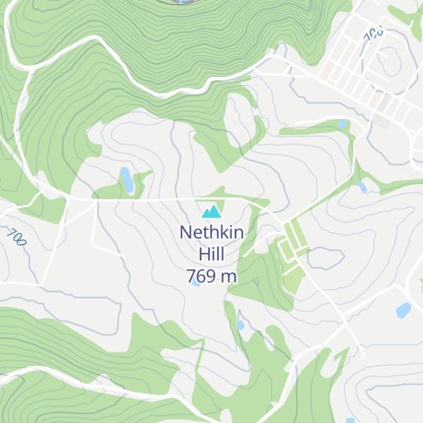 Map of Nethkin Hill