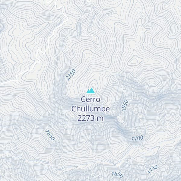 Map of Cerro Chullumbe