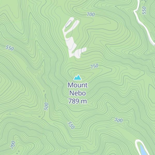 Map of Mount Nebo