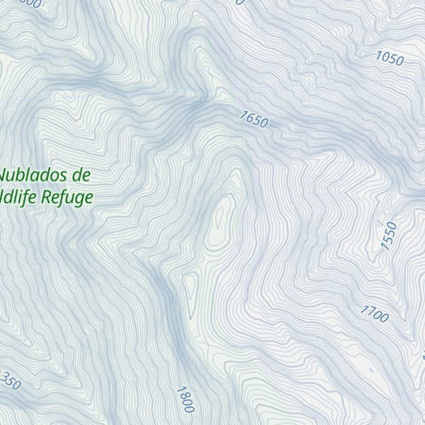 Map of Cerro Punta de Oro